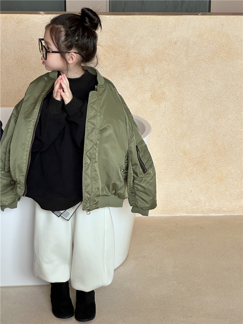 Children's Pilot Loose Baseball Uniform Coat