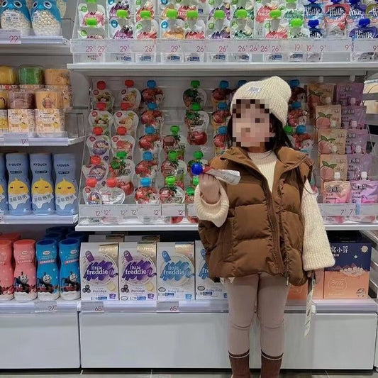 Girl's Waistcoat Vest Thickening Vest Coat
