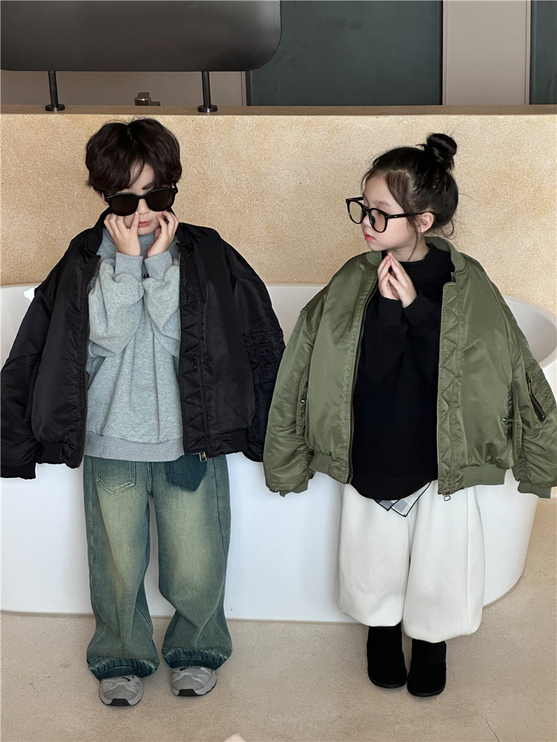 Children's Pilot Loose Baseball Uniform Coat