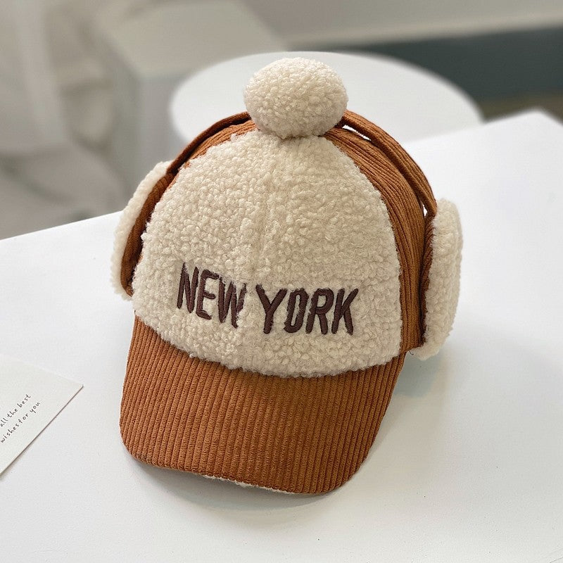 NY Corduroy Winter Hat