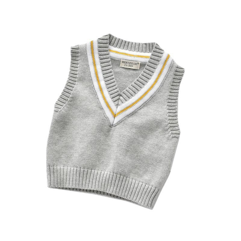 Children's Sweater Vest Pullover Bottoming Shirt