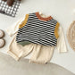 Vintage Striped Kids Pullover Vest