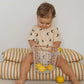 Baby Cotton Summer Crooked Moon Jumpsuit Romper
