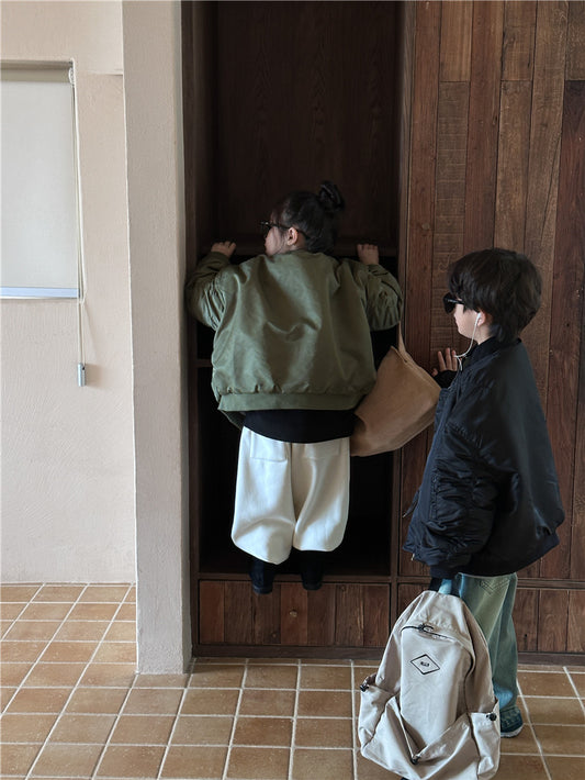 Children's Pilot Loose Baseball Uniform Coat