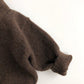 Retro Style Fashionable Knitted Turn-down Collar Coat
