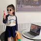 Children's Cartoon Printed Long-sleeved T-shirt