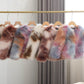 Girls' Woven Paint Contrast Fur Coat