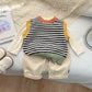 Vintage Striped Kids Pullover Vest