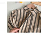 Boys Long Sleeve Shirt Striped Children's Personalized Shirt Baby Korean One Piece Top