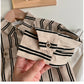 Boys Long Sleeve Shirt Striped Children's Personalized Shirt Baby Korean One Piece Top