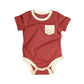 Baby Summer Short-Sleeved Cotton Triangle Romper For Men And Women