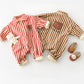 Bear Striped Jumpsuit