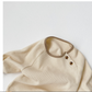 Comfortable And Simple Baby Long-sleeved One-piece
