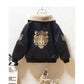 Fashion Children's Long-sleeved Plus Velvet Jacket