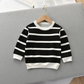 Fashion Children's Striped Pullover Long-sleeved T-shirt
