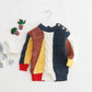 Baby art patchwork sweater