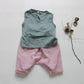 Breathable fabric children's crotch pants
