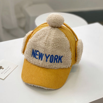 NY Corduroy Winter Hat