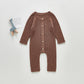 Spring And Autumn Baby Long-sleeved Knitted Jumpsuit Romper